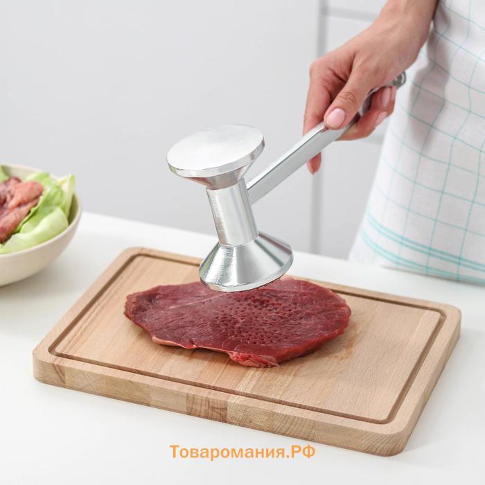 Молоток для мяса , 29×10.5 см, 600 г, серебристый