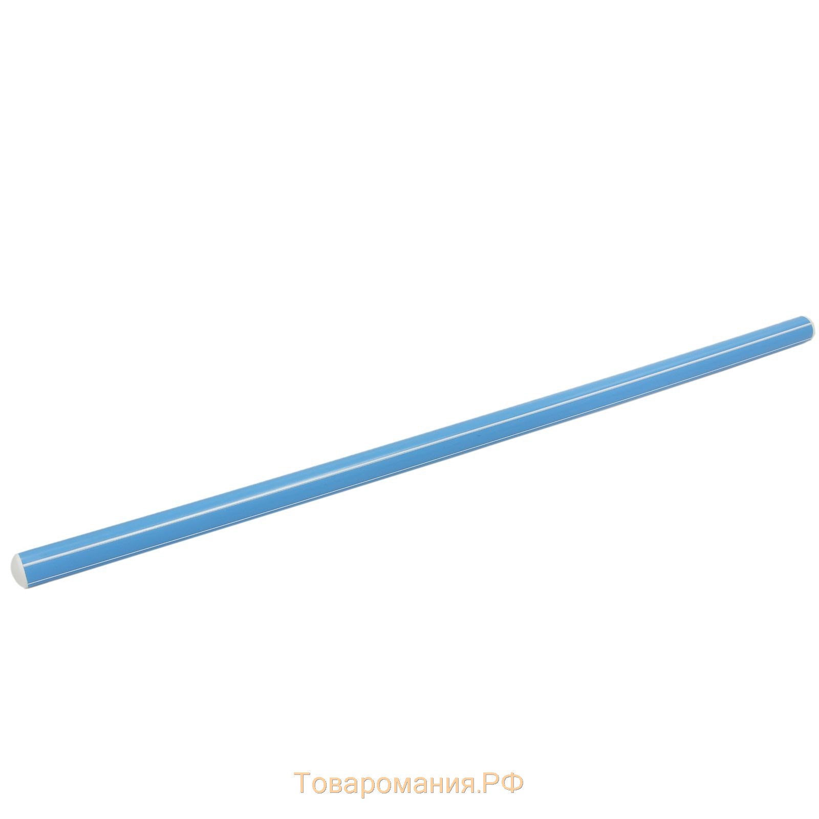 Палка гимнастическая 70 см, цвет голубой