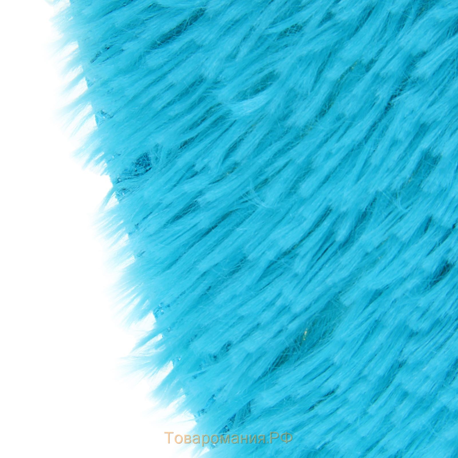 Коврик «Пушистик», 40×60 см, цвет голубой