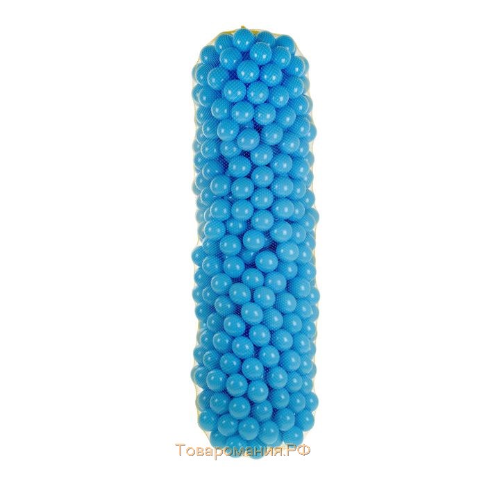 Шарики для сухого бассейна с рисунком, диаметр шара 7,5 см, набор 500 штук, цвет голубой