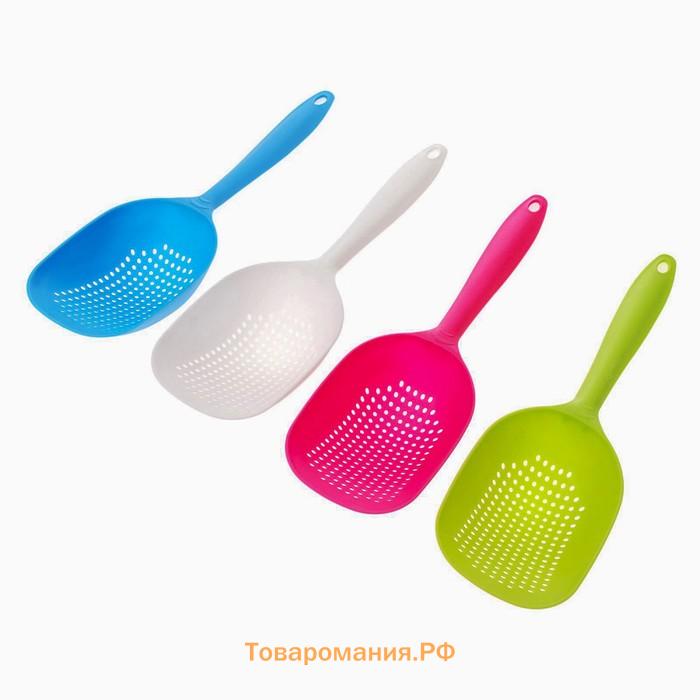 Шумовка прямоугольная , h=34 см, МИКС