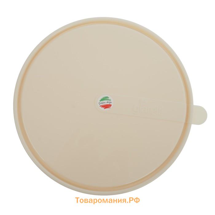 Салатник с крышкой Giaretti Fiesta, 5 л, пластик, микс