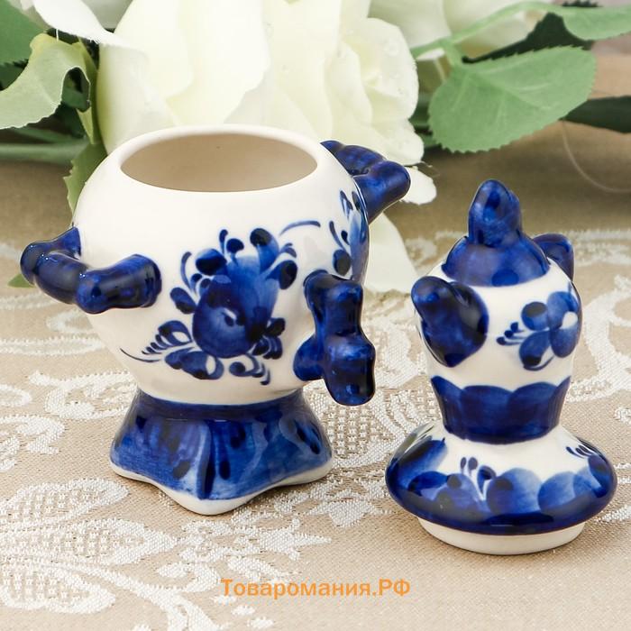 Фигурка фарфор гжель «Самовар»