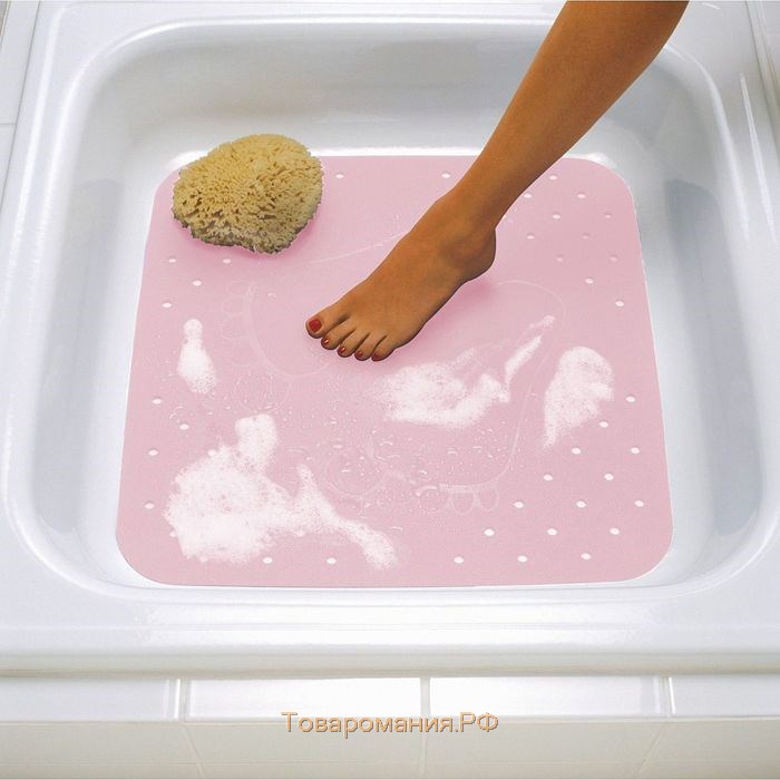 SPA-коврик противоскользящий Plattfuß, цвет розовый