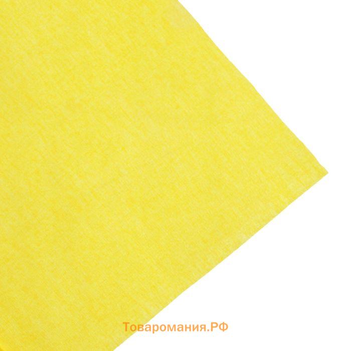 Бумага креповая поделочная гофро Koh-I-Noor 50 x 200 см 9755/10 жёлтая тёмная, в рулоне