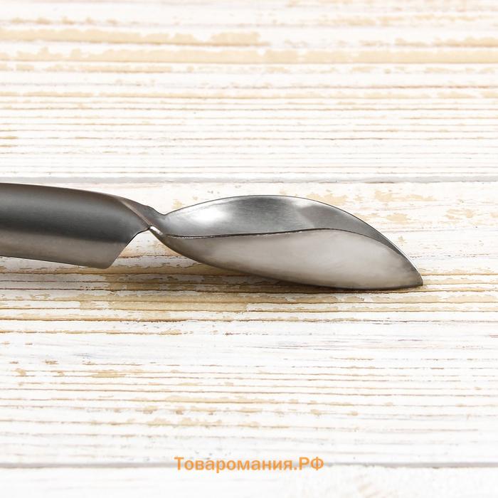 Ложка кондитерская для моделирования KONFINETTA, 19×3 см, серебристая