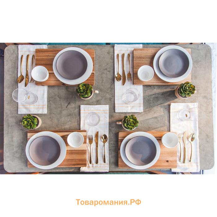 Салатник толстостенный  White Label, 170 мл, d=10 см, фарфор, белый