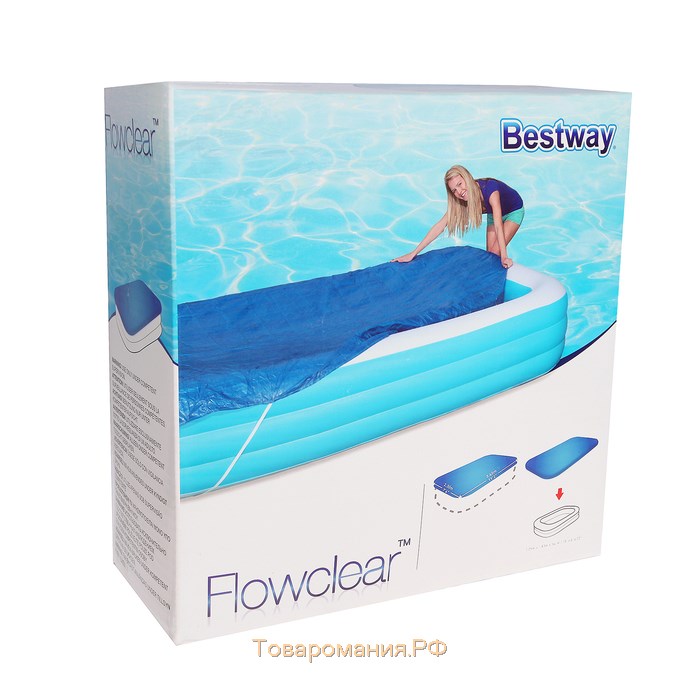 Тент для надувных бассейнов Bestway 58108, 305×183 см