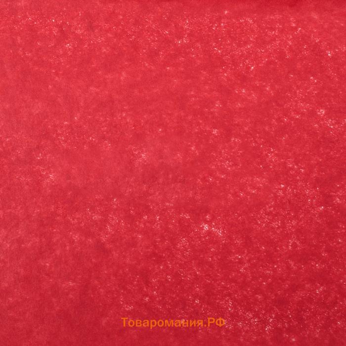 Бумага упаковочная тишью, красная, 50×66 см