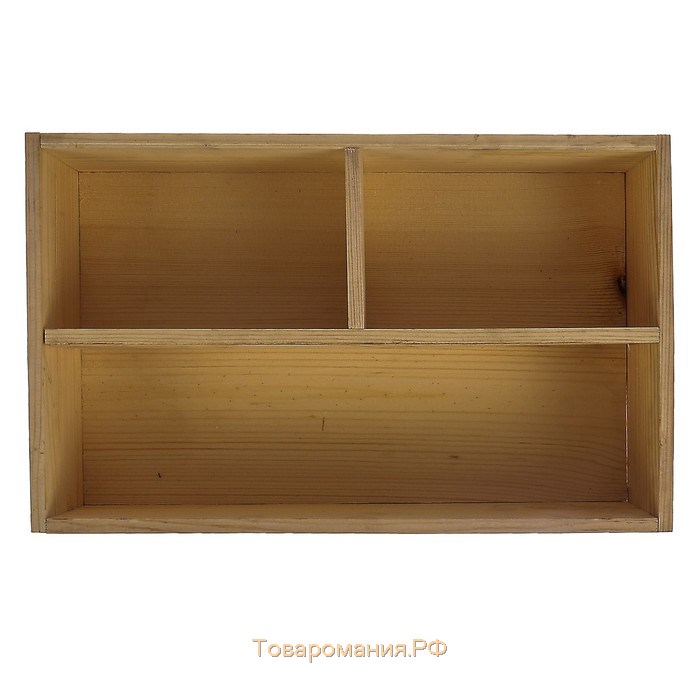 Ящик деревянный 20.5×34.5×10 см подарочный комодик