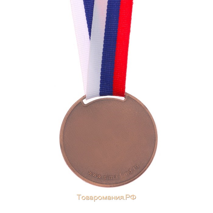 Медаль под нанесение «Герб», d= 5 см. Цвет бронза. С лентой