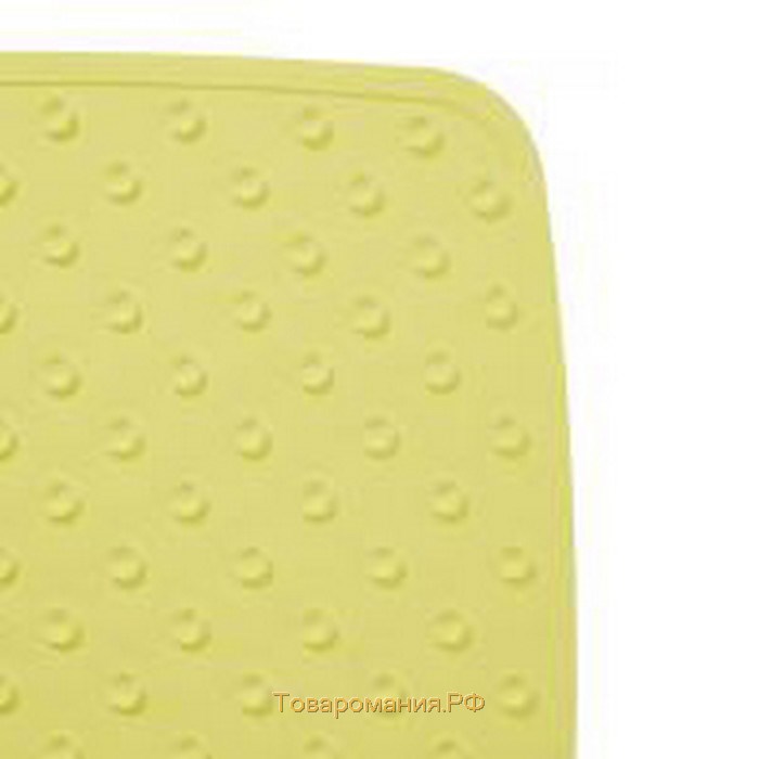 SPA-коврик противоскользящий 54х54 см Capri, цвет желтый