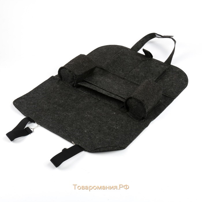 Органайзер на спинку сиденья 55×41 см, темно-серый