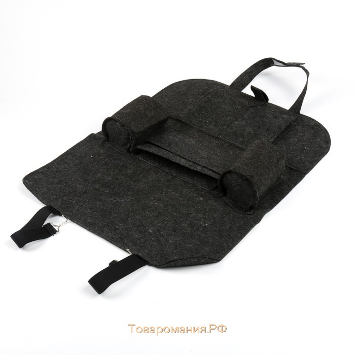 Органайзер на спинку сиденья 55×41 см, темно-серый