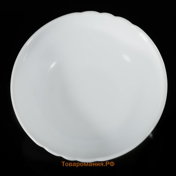 Соусник Luminarc Lotusia, d=11 см, стеклокерамика, белый