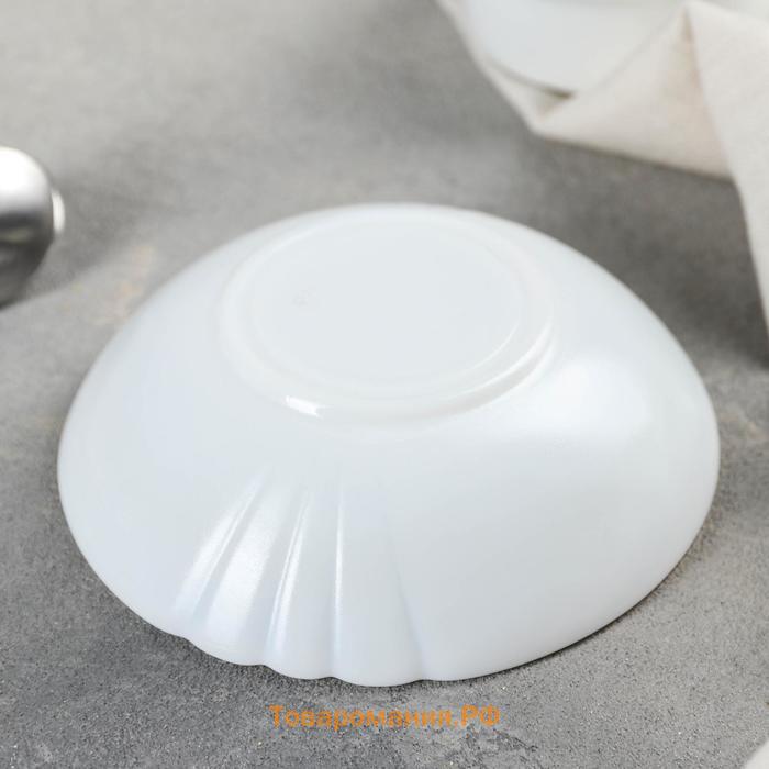 Соусник Luminarc Lotusia, d=11 см, стеклокерамика, белый