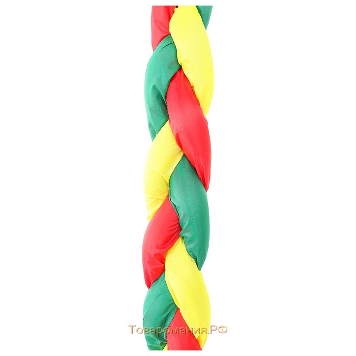 Игра «Заплети косу» объёмная трёхцветная, длина 4 м, цвета микс