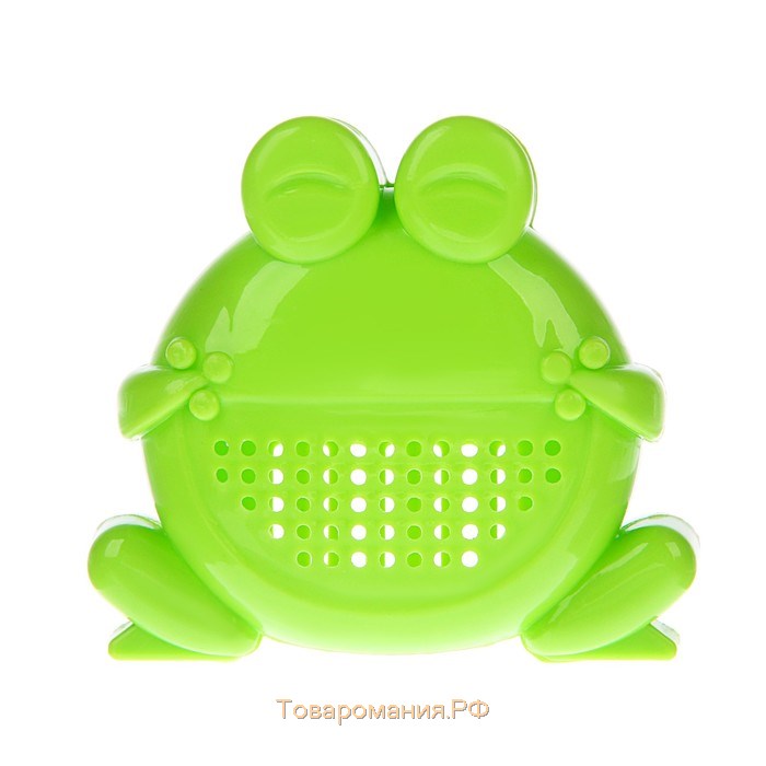 Ковш пластиковый для купания и мытья головы, детский банный ковшик «Лягушонок», 500 мл., с леечкой, цвет МИКС