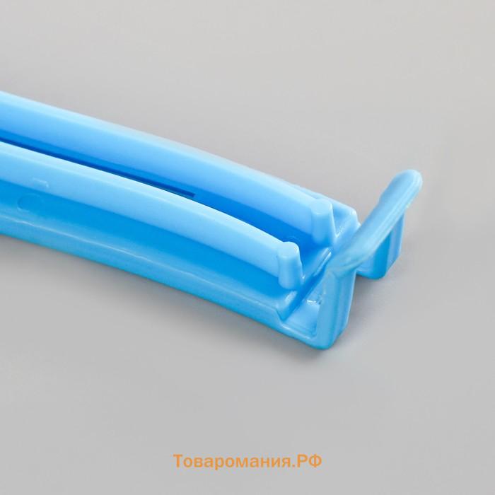 Зажимы для пакетов , 7.5 см, 10 шт., МИКС