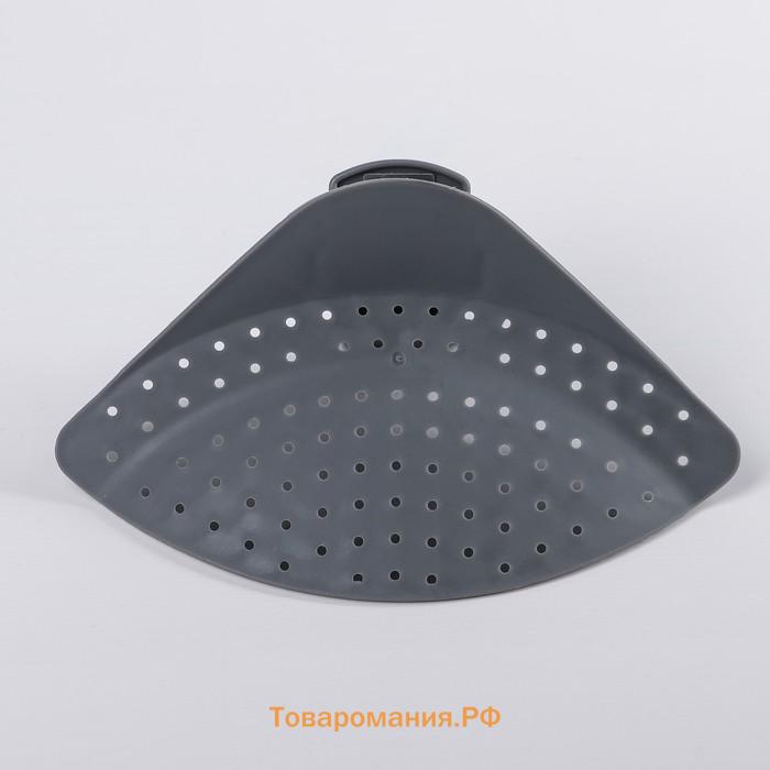 Дуршлаг - слив кухонный на прищепке , 12×18.5 см, МИКС