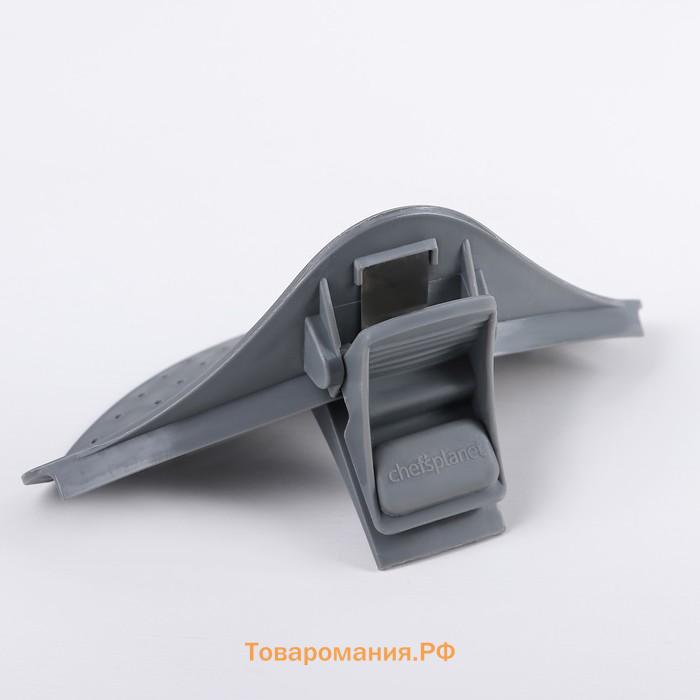 Дуршлаг - слив кухонный на прищепке , 12×18.5 см, МИКС