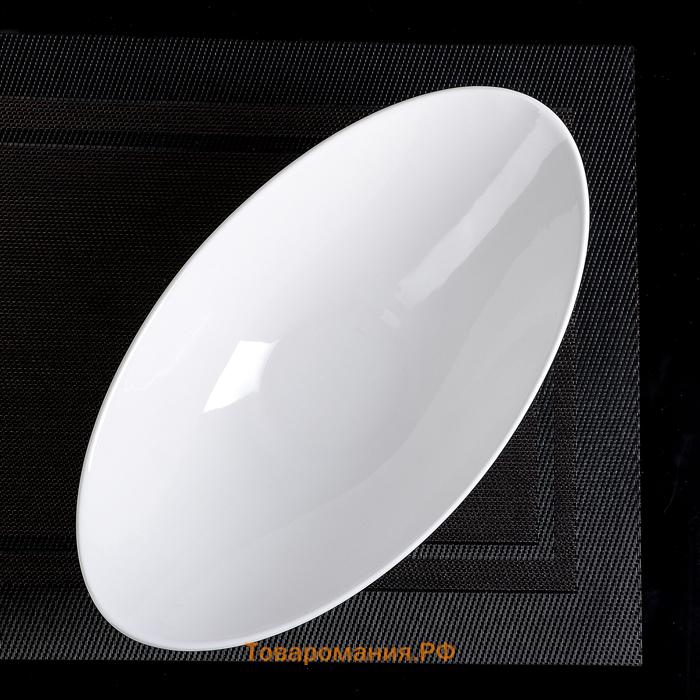 Салатник Wilmax Olivia, 30.5×17×8.5 см, фарфор, белый