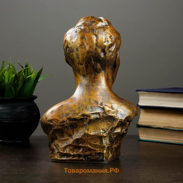 Бюст «Дзержинского Ф.Э.», фигурка полистоун, под бронзу, 17×24 см