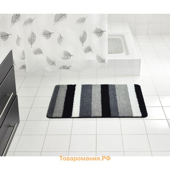 Коврик для ванной комнаты Carl, серый, 55x50 см