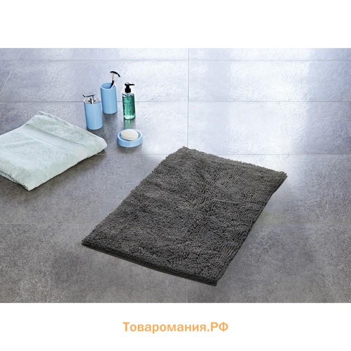 Коврик для ванной комнаты Soft, серый, 55x85 см