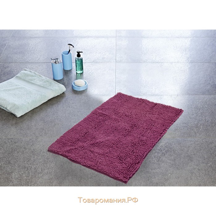 Коврик для ванной комнаты Soft, фиолетовый, 55x85 см