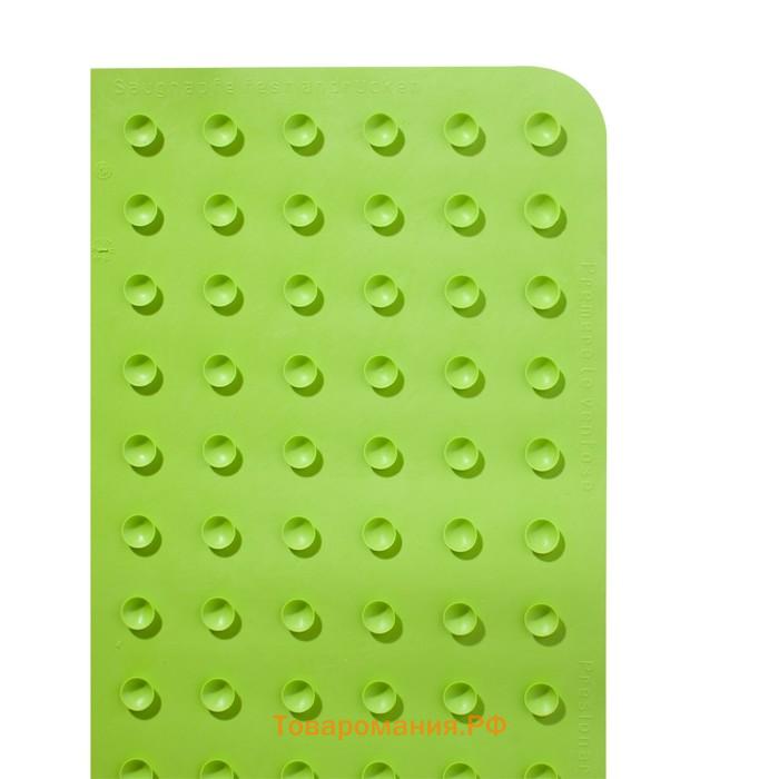 Коврик противоскользящий Basic, зеленый, 51x51 см