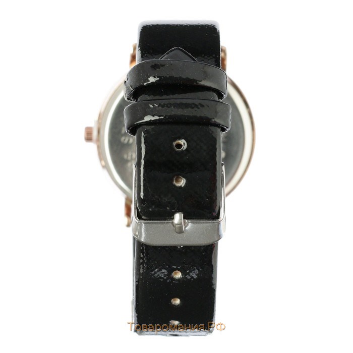 Часы наручные кварцевые женские Kxuan, d-3.5 см, черные