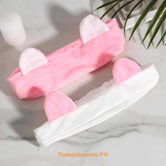 Повязка для умывания «Ушки», МИКС