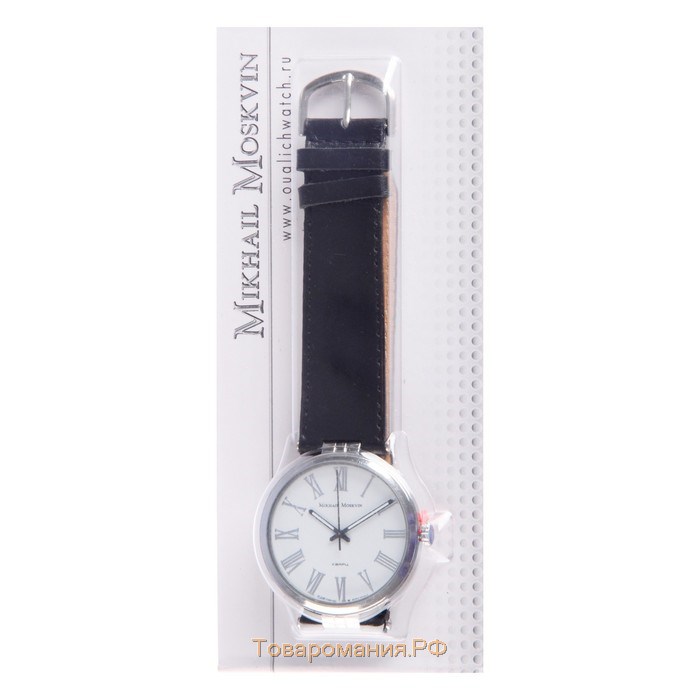 Часы наручные кварцевые мужские "Михаил Москвин", модель 1127A1L1-1