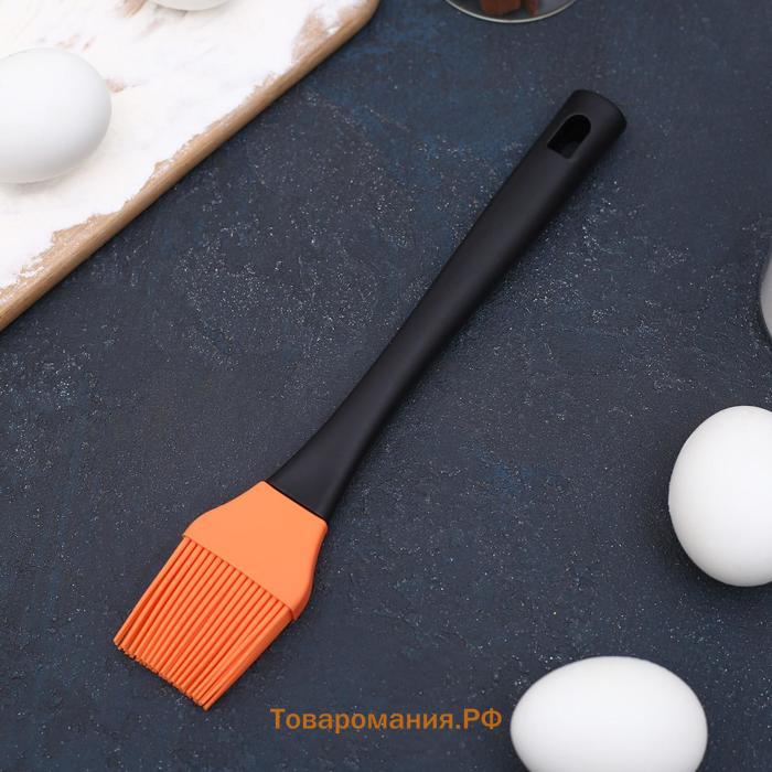 Кисть  «Контраст», силикон, 23 см, МИКС
