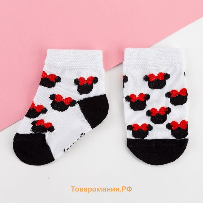 Набор носков "Minnie" Минни Маус, 2 пары, 10-12 см