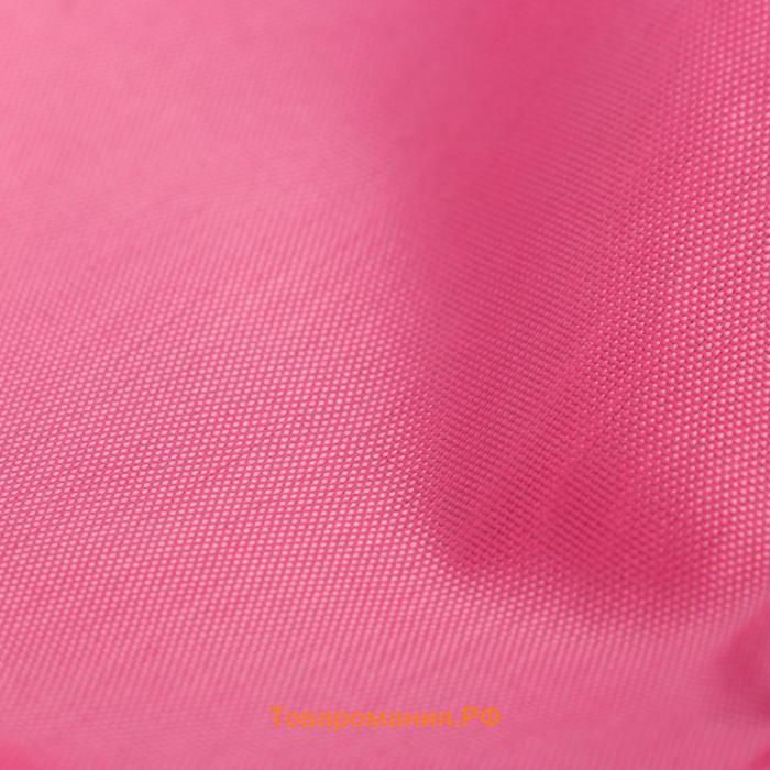Мешок для обуви с карманом 430 х 360 х 90 мм, deVENTE Monochrome, водоотталкивающая ткань, дно с расширением 90 мм, цвет чёрный /неон розовый