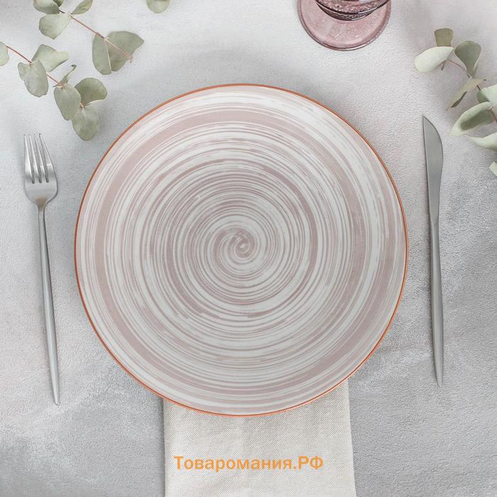 Тарелка  «Искушение», d=26.5 см, керамика, бежевая