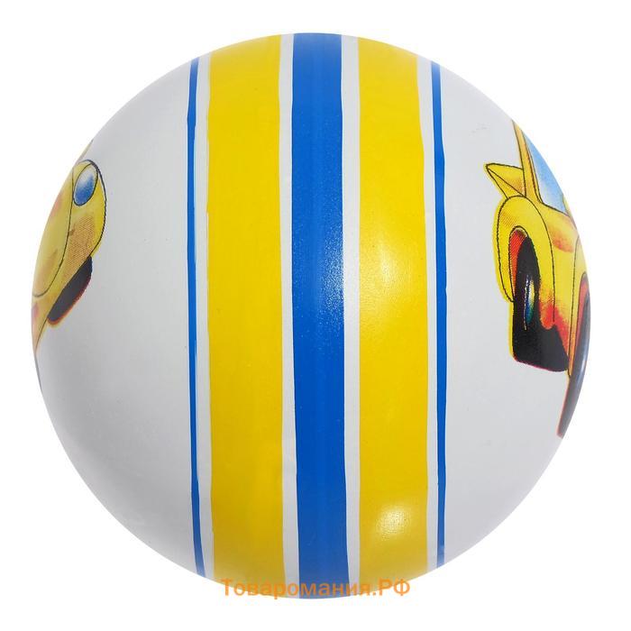 Мяч диаметр 100 мм, (рисунок), цвета МИКС