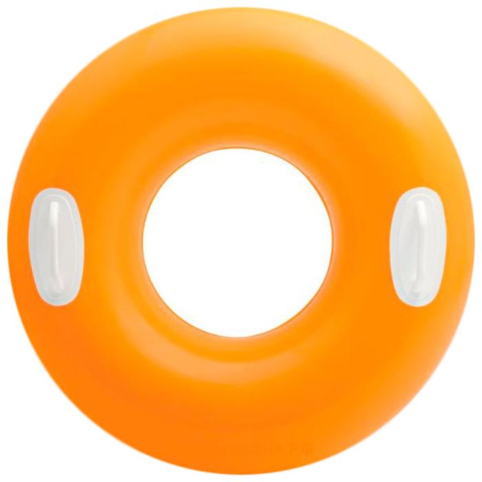 Круг для плавания «Яркое настроение», с ручками, d=76 см, от 8 лет, цвет МИКС, 59258NP INTEX