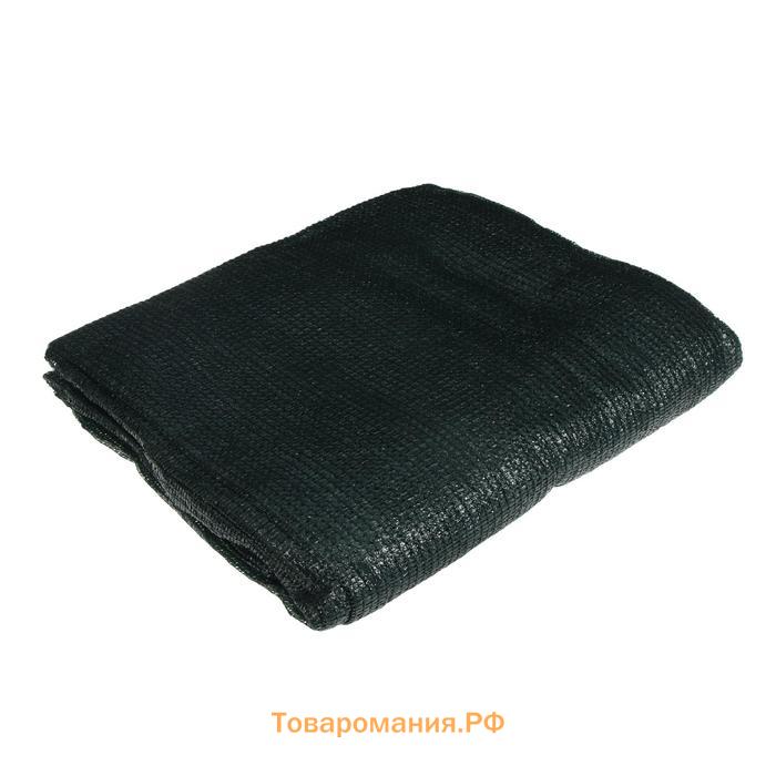 Сетка затеняющая, 5×4 м, плотность 55 г/м², зелёная, в наборе 19 клипс
