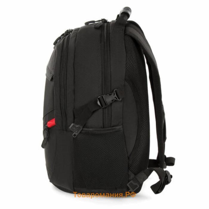 Рюкзак GERMANIUM "S-01" универ, с отд для ноутбука, влагос, черный, 47х32х20 см, 226947