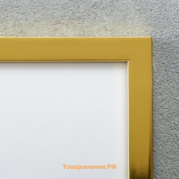 Фоторамка пластик "МИРАМ" 40х60 см, 641811 золото (пластиковый экран)
