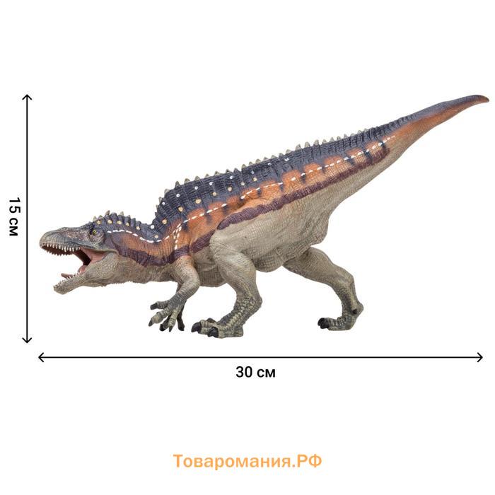 Фигурка динозавра «Мир динозавров: акрокантозавр», 30 см