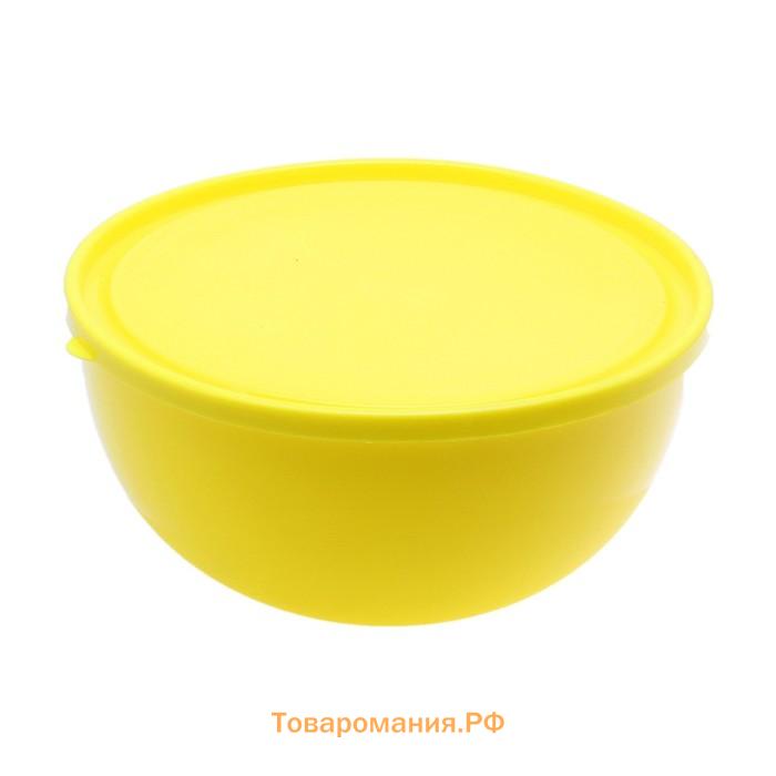 Салатник с крышкой Plastic Centre Galaxy, 2.5 л, пластик, МИКС