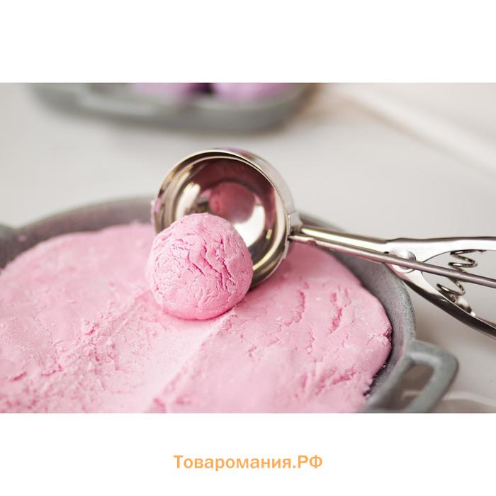 Ложка для мороженого , 22 см, 50 мл, хромированная
