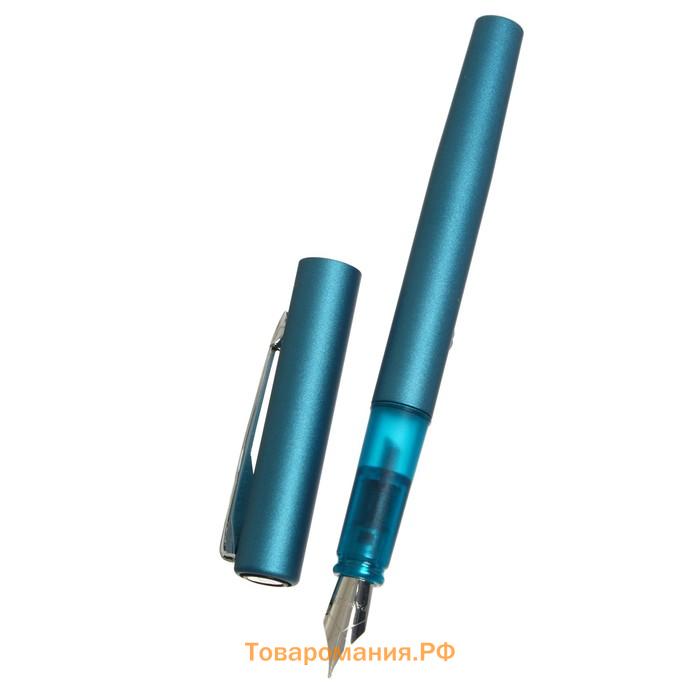 Ручка перьевая Parker Vector XL, синий корпус, перо F, нержавеющая сталь, подарочная коробка.