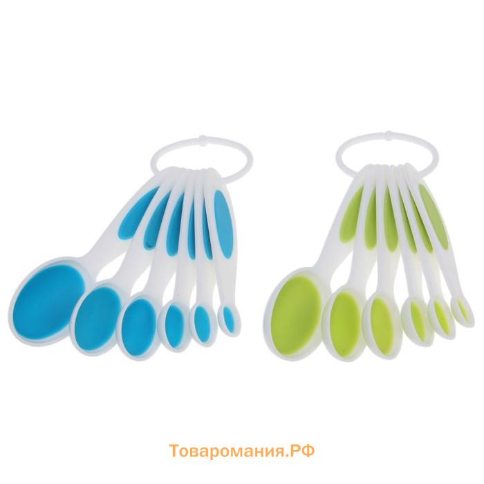 Набор мерных ложек  «Тепло», 6 шт.: 0.62/1.25/2.5/5/7.4/15 мл, МИКС