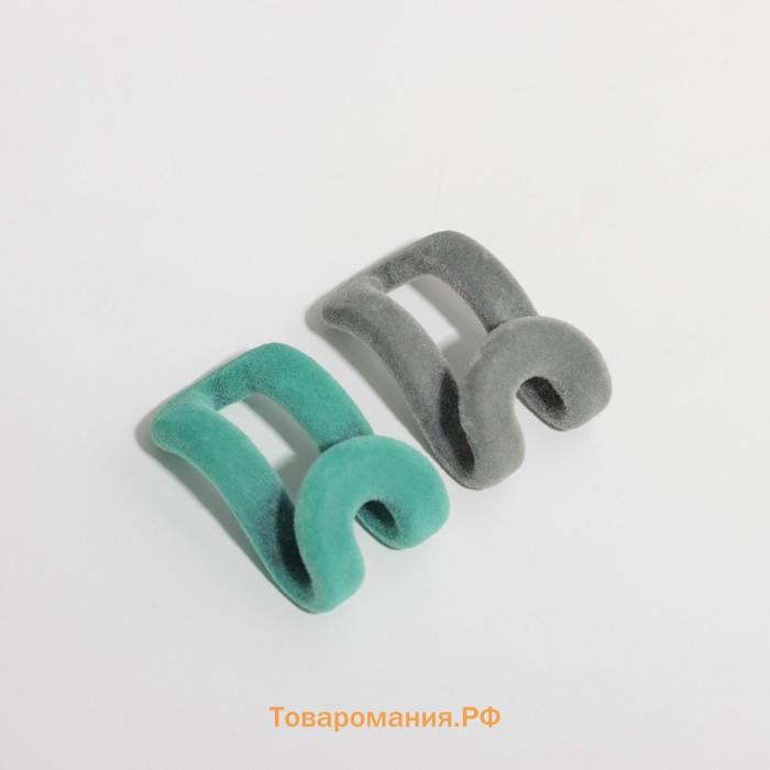 Крючки для вешалок, набор 10 шт., 5×3×3.4 см, МИКС