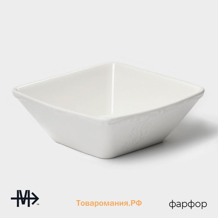 Салатник фарфоровый Magistro Kingdom, 750 мл, 16.5×5.8 см